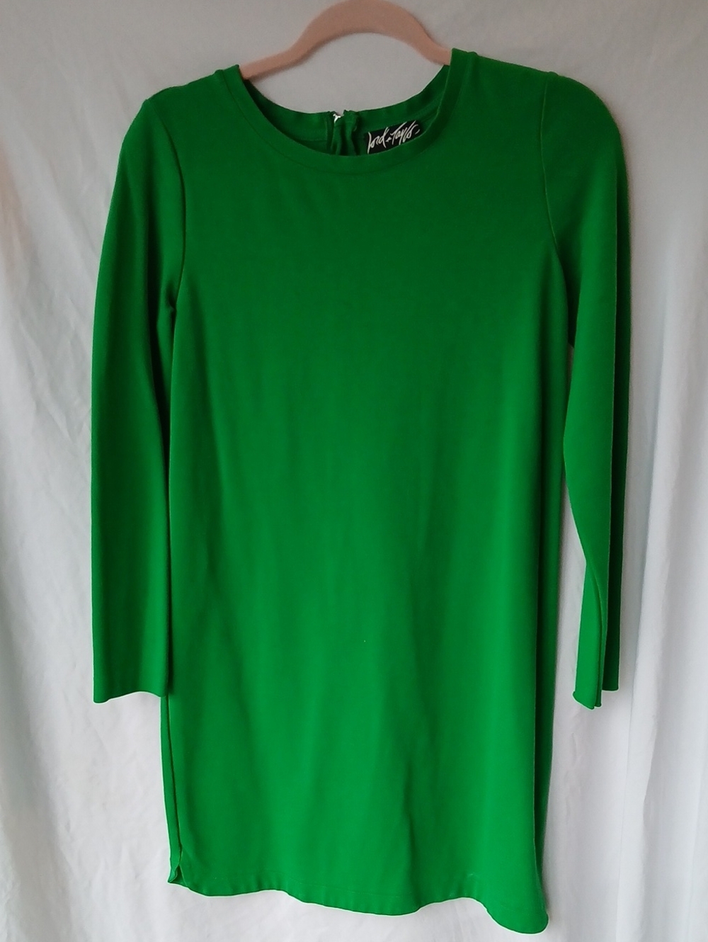 35. Lord & Taylor Vibrant Green Long-Sleeve Shift Dress